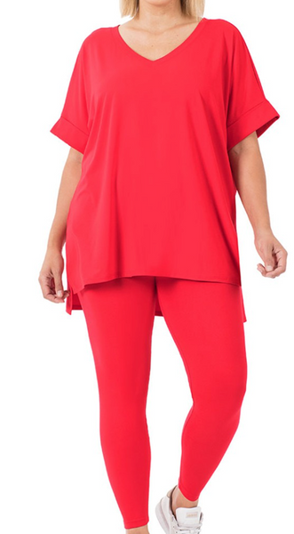 Cozy Hour Lounge Set - Ruby