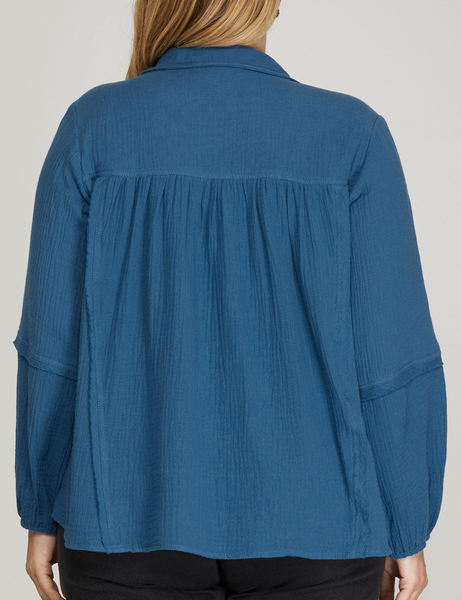 Everyday Ease Top - Blue