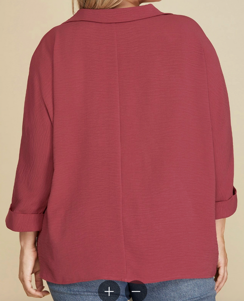 Express Yourself Top - Mauve