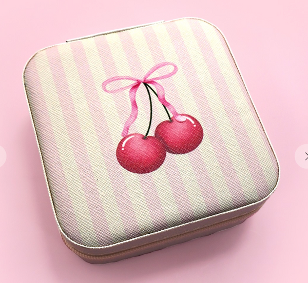 The Carry-On Case - Cherries Bow