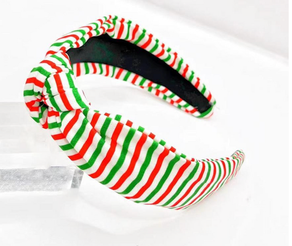 Sweet Stripe Holiday Headband