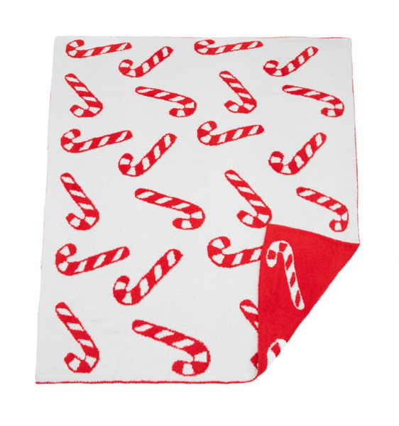 Candy Cane Comfort Blanket