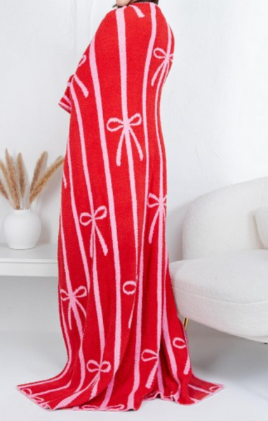 Holiday Bow Blanket