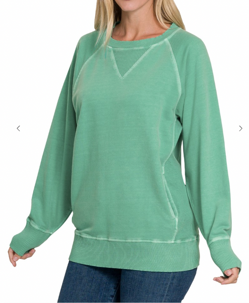 Play It Cool Pullover - Green