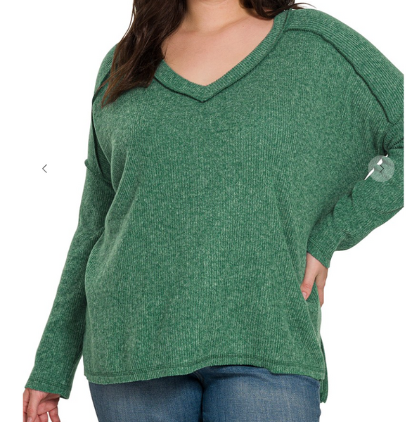 Cozy Babe Sweater - Green