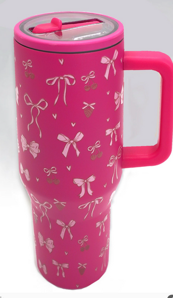 On The Go Tumbler - Bow