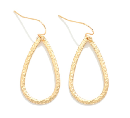 Dainty Drop Delight Earrings - Gold