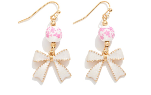 Bow & Blossom Drops - Pink