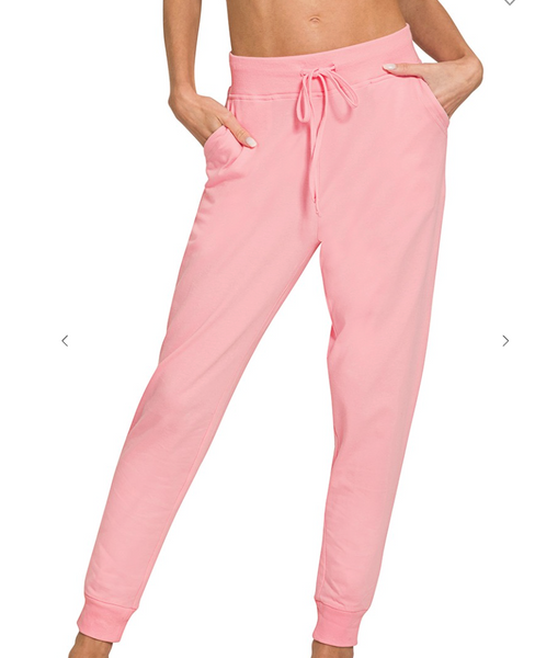 Grab & Go Joggers - Pink