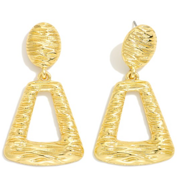 Sculpted Drop Earrings