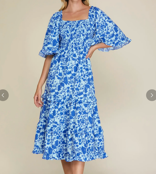 Sweet Serenade Dress - Blue
