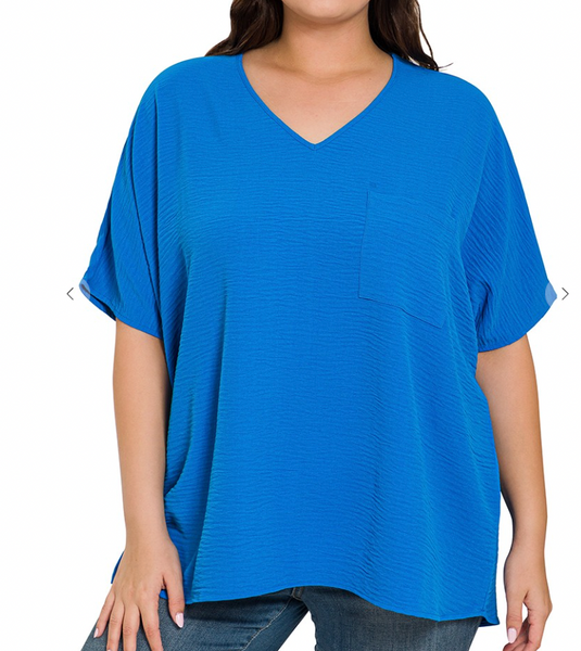 Making Waves Top - Blue