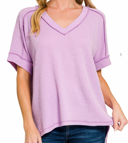 Follow You Anywhere Top - Lavender