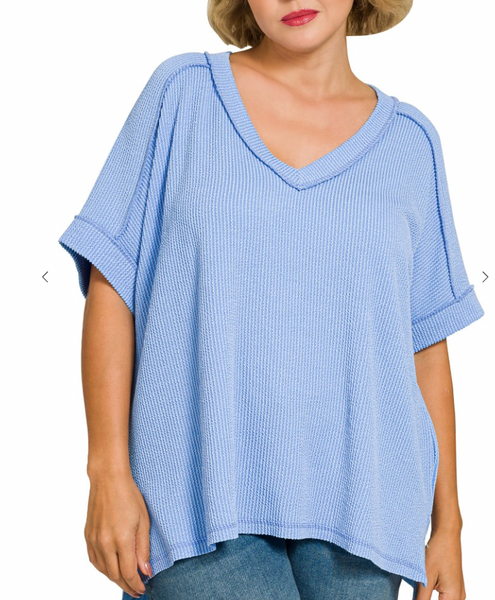 Follow You Anywhere Top - Spring Blue