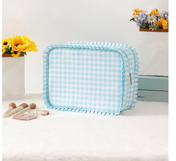 Pretty in Plaid Pouch - Mint