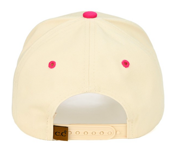 Mommin' Baseball Cap - Hot Pink