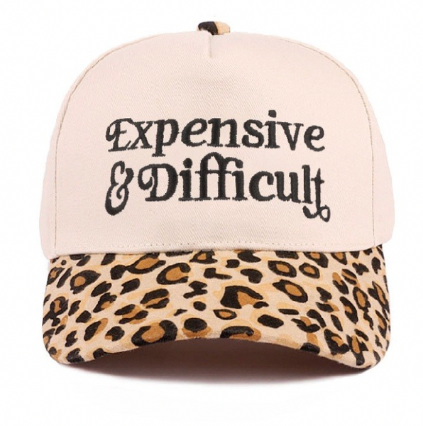 "Expensive & Difficult" Cap - Cheetah