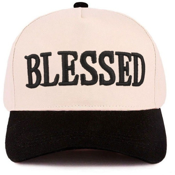 "Blessed" Cap - Black