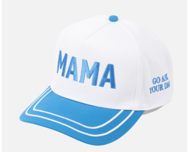 "MAMA" Hat - Blue