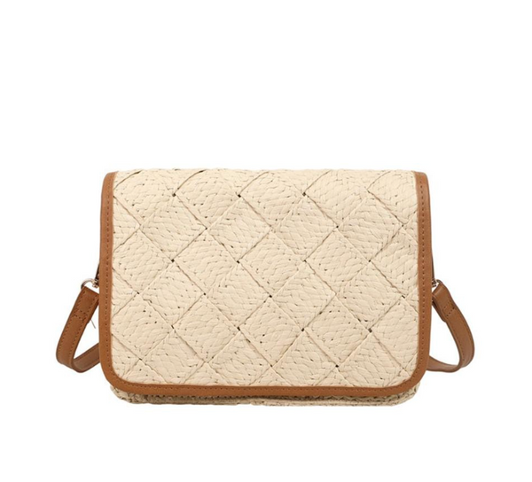 Golden Coast Woven Bag - Cream