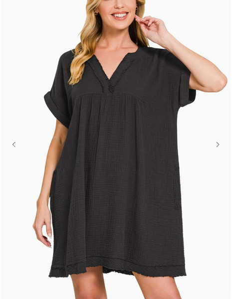 Spring Breeze Dress - Black