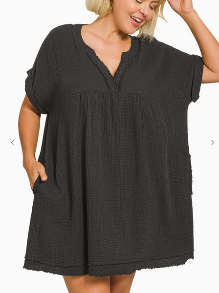 Spring Breeze Dress - Black
