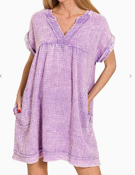 Spring Breeze Dress - Lavender