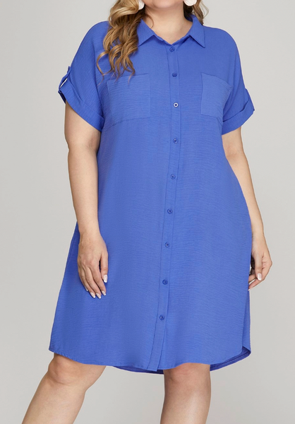 The Sunday Stroll Dress - Blue