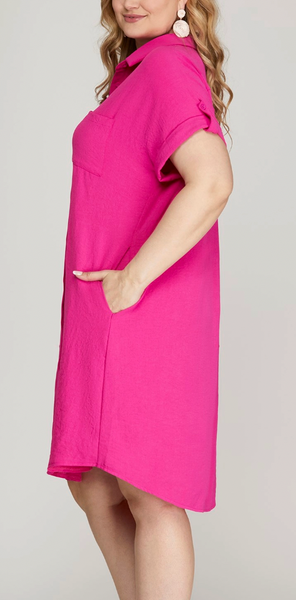 The Sunday Stroll Dress - Pink