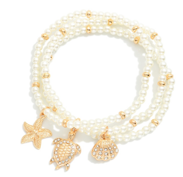 Pearl Reef Charm Stack