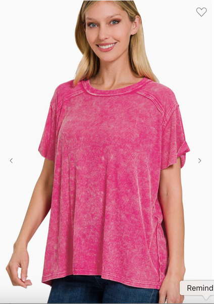 Simple Statement Top - Pink