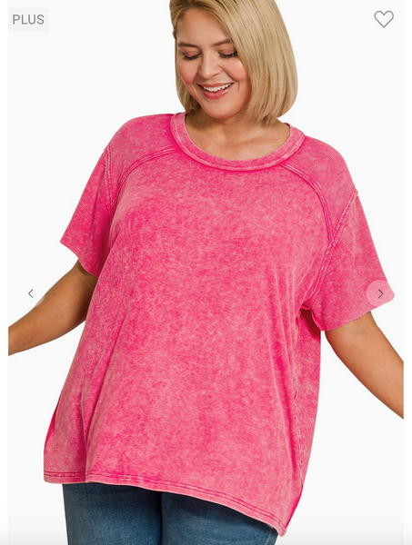 Simple Statement Top - Pink