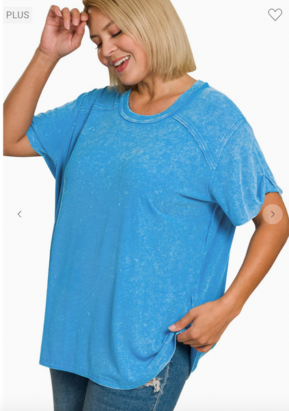 Simple Statement Top - Blue