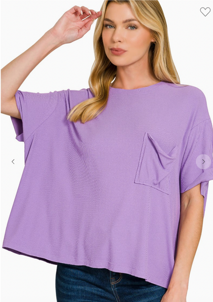 Soft Statement Top - Purple