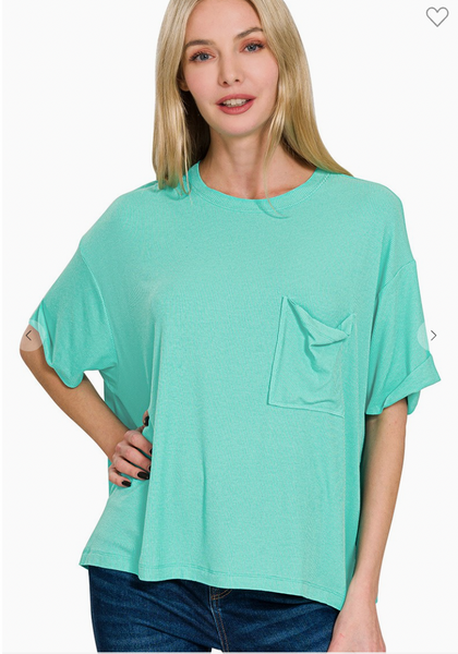 Soft Statement Top - Mint