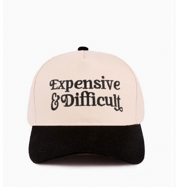 "Expensive & Difficult" Cap - Black