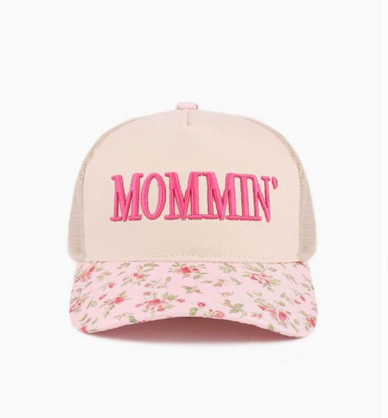 Mommin' Baseball Cap - Floral