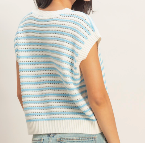 Boardwalk Babe Top - Blue