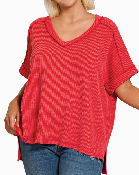 Follow You Anywhere Top - Red