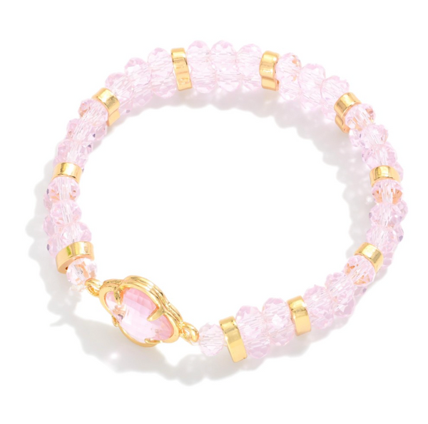 Clover Kiss Bracelet - Pink