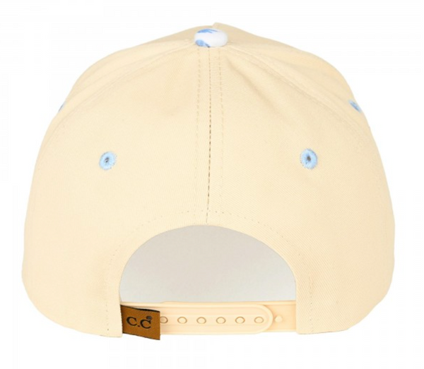 "Salty" Patchwork Baseball Cap - Blue