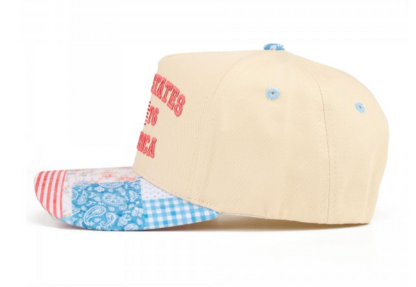USA 1776 Quilted Baseball Cap
