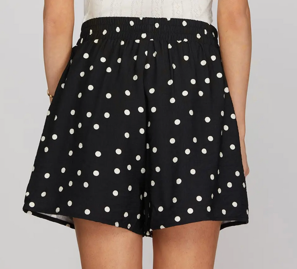 Dotted Darling Shorts - Black