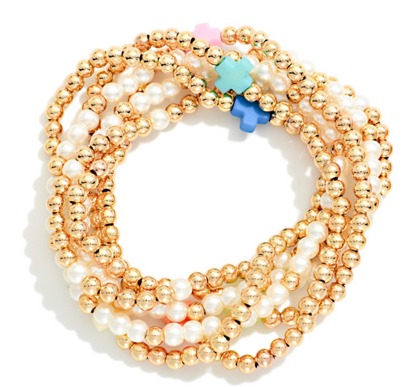 Hope & Grace Bracelet Stack - Multi