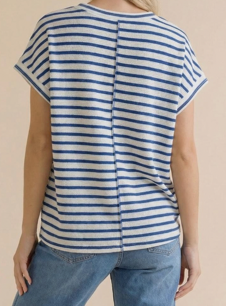 Carefree Coastal Top - Blue