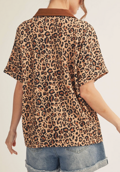 Spotted in Style Top - Leopard