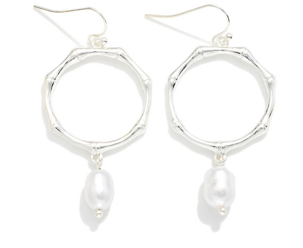 Pearl Coast Drop Earrings - Silver