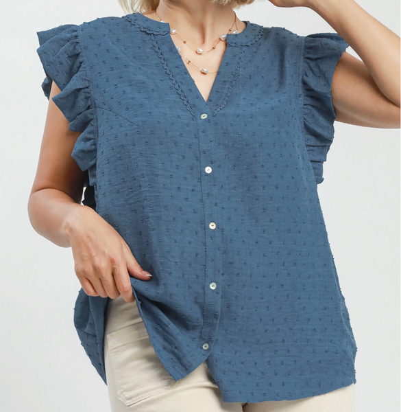 Dot & Lace Blouse