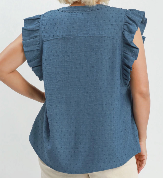 Dot & Lace Blouse