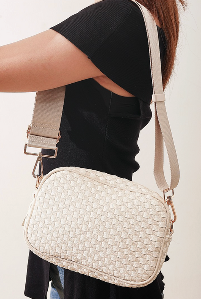 Take It All Bag - Beige Checkered